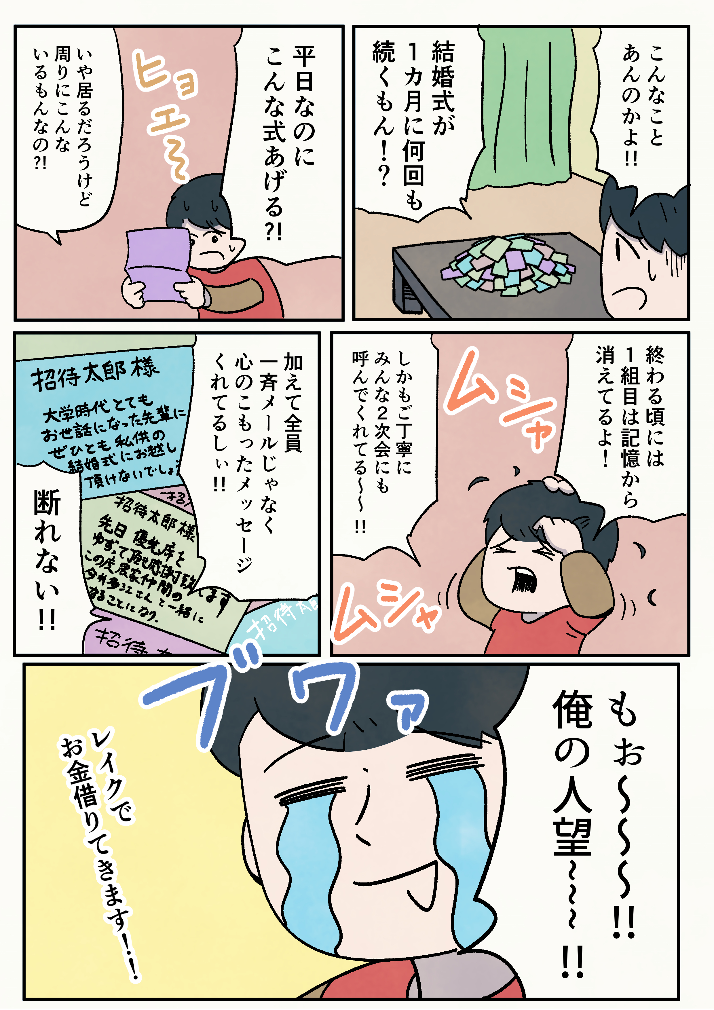 マンガで読む「こんなときどうする？」結婚式