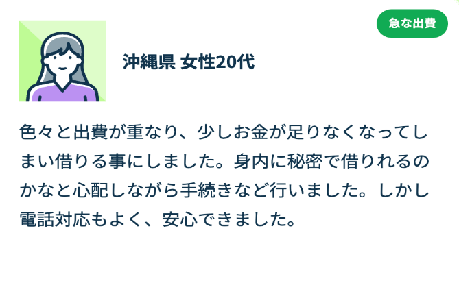 お客さまの声