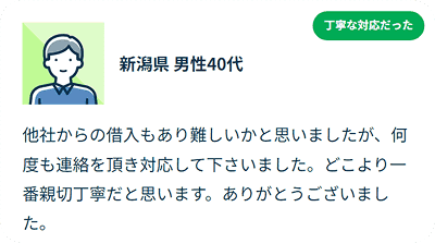 お客さまの声